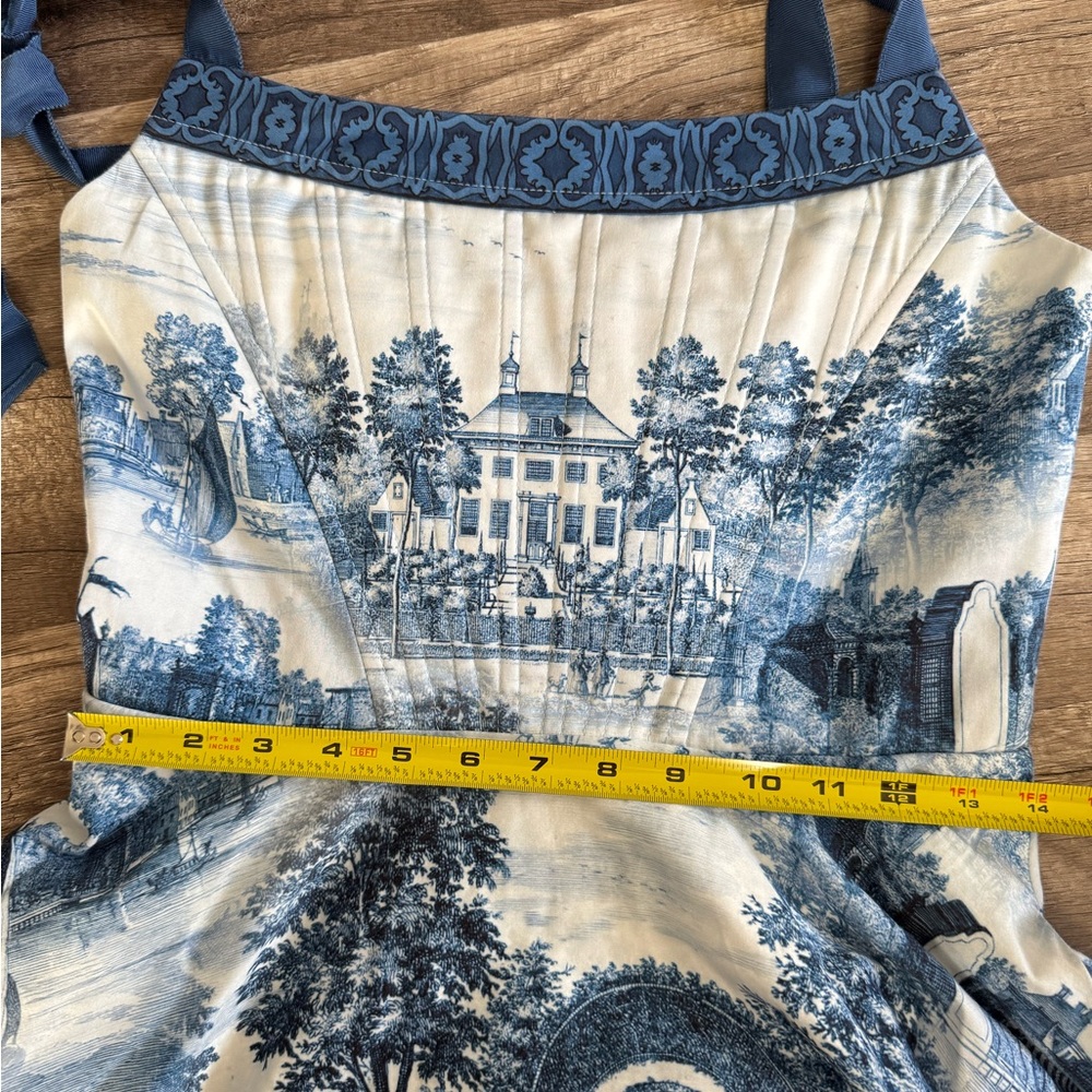 Alice + Olivia Rosalee Bustier Maxi Dress in Chateau 8 - Picture 14 of 14